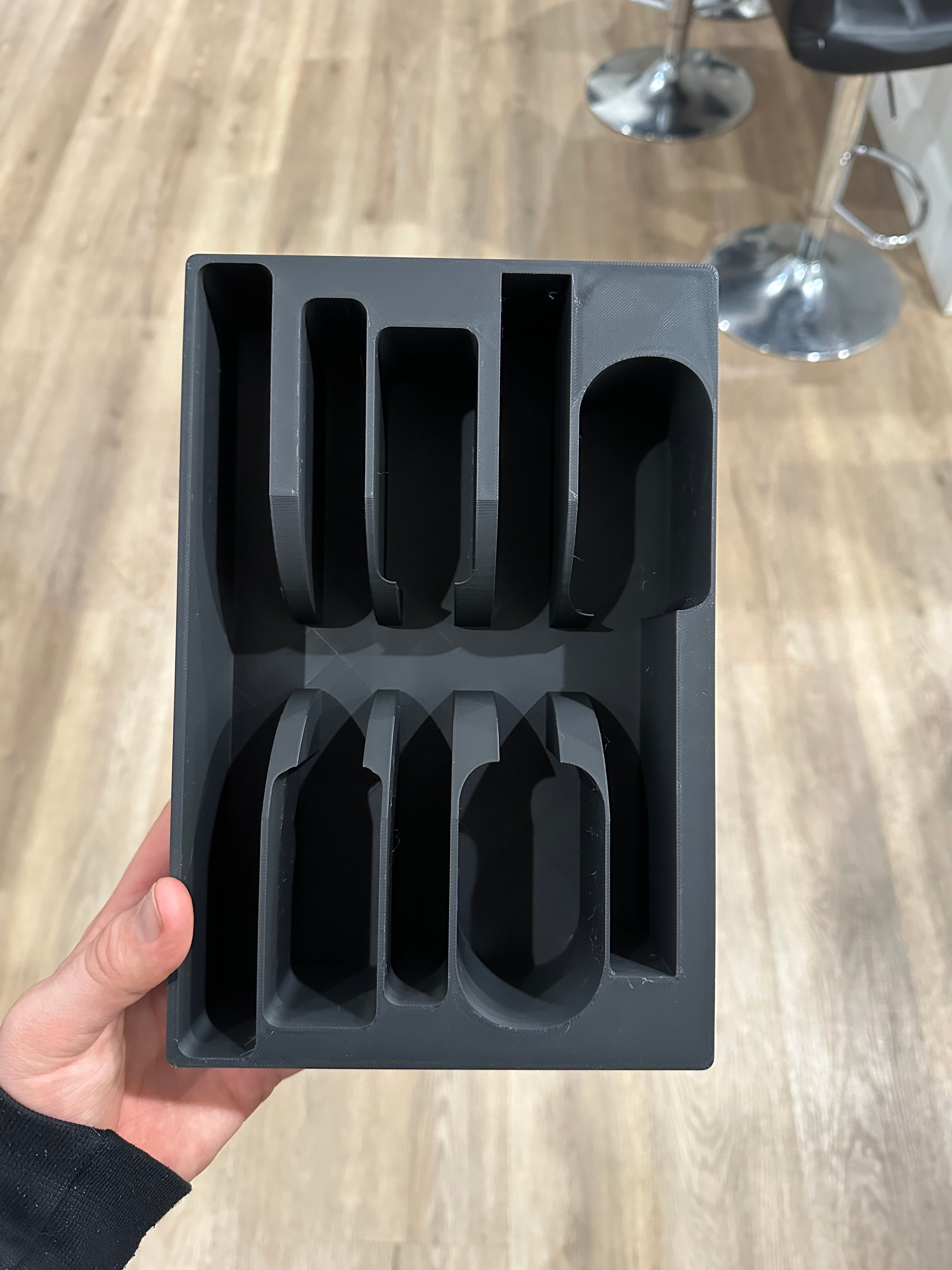 Gridfinity 4×6 Kitchen Drawer Silverware Holder