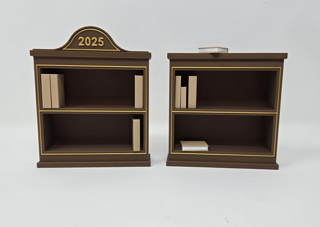 Miniature Bookcase Set