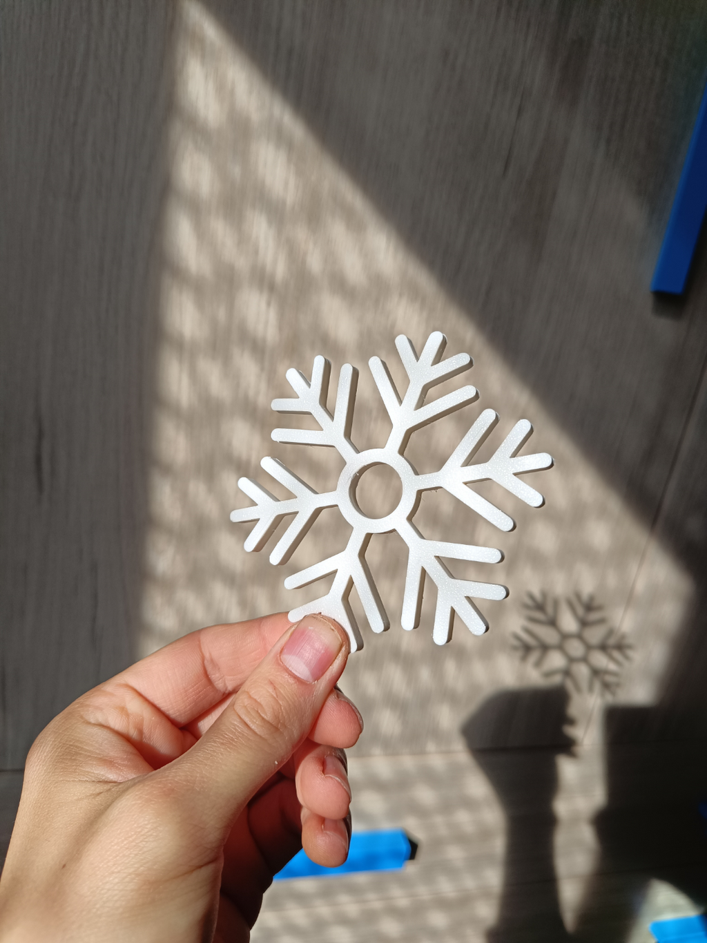 Set de posavasos de copos de nieve