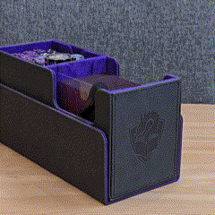 Commander card window for MTG Academic deck box