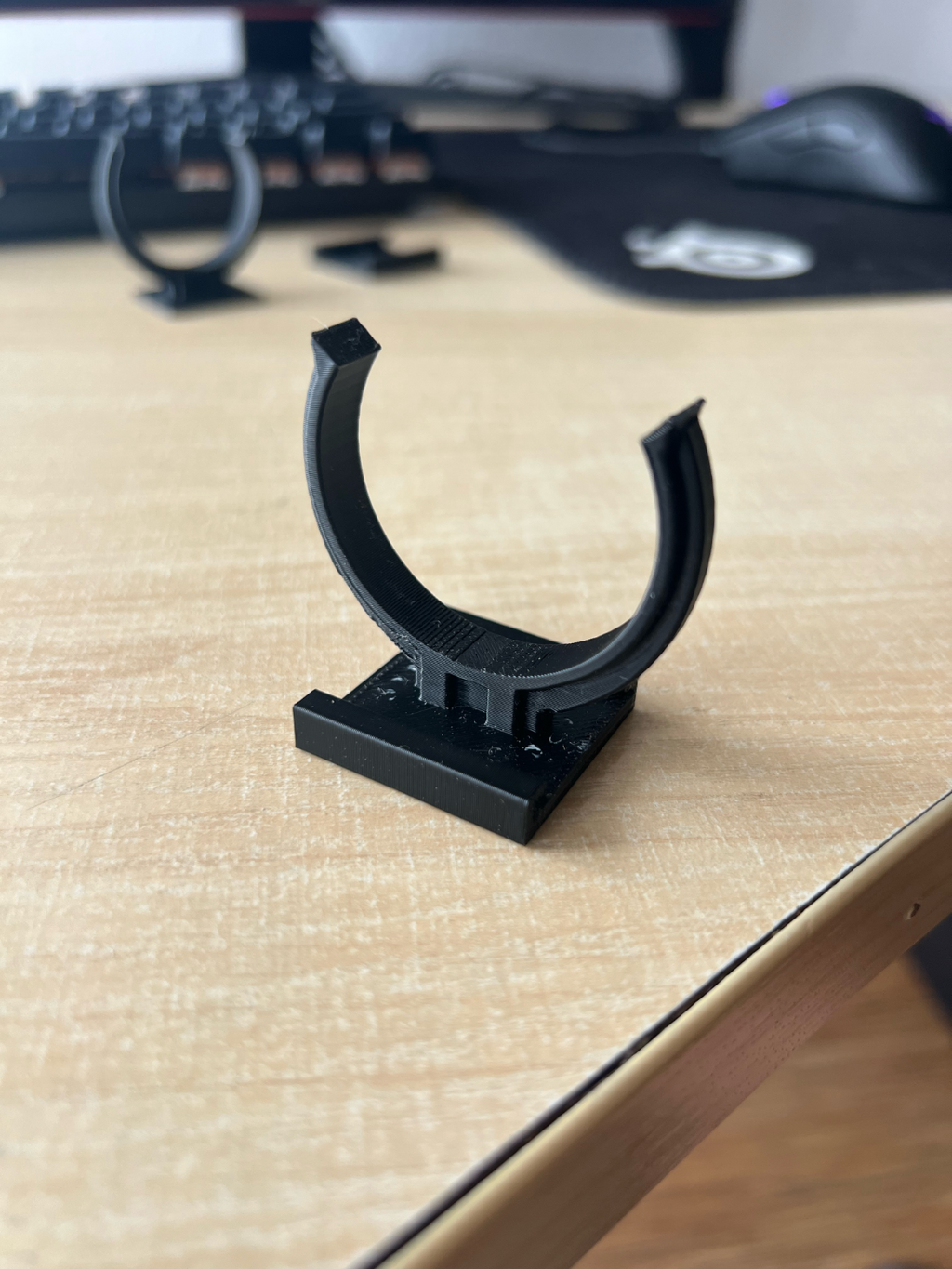 snap on pipe clamp with slide in base