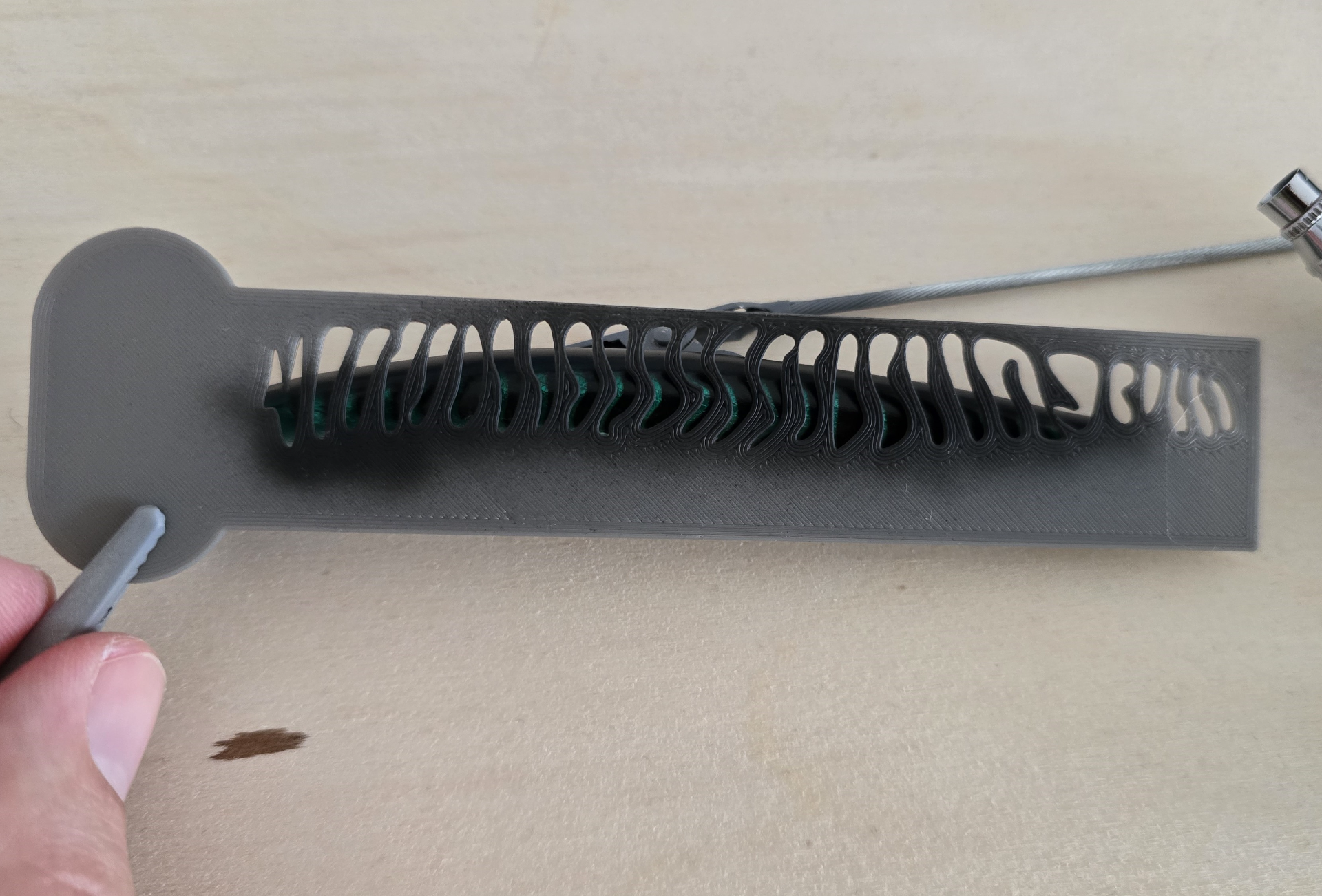 Airbrush mackerel stencil