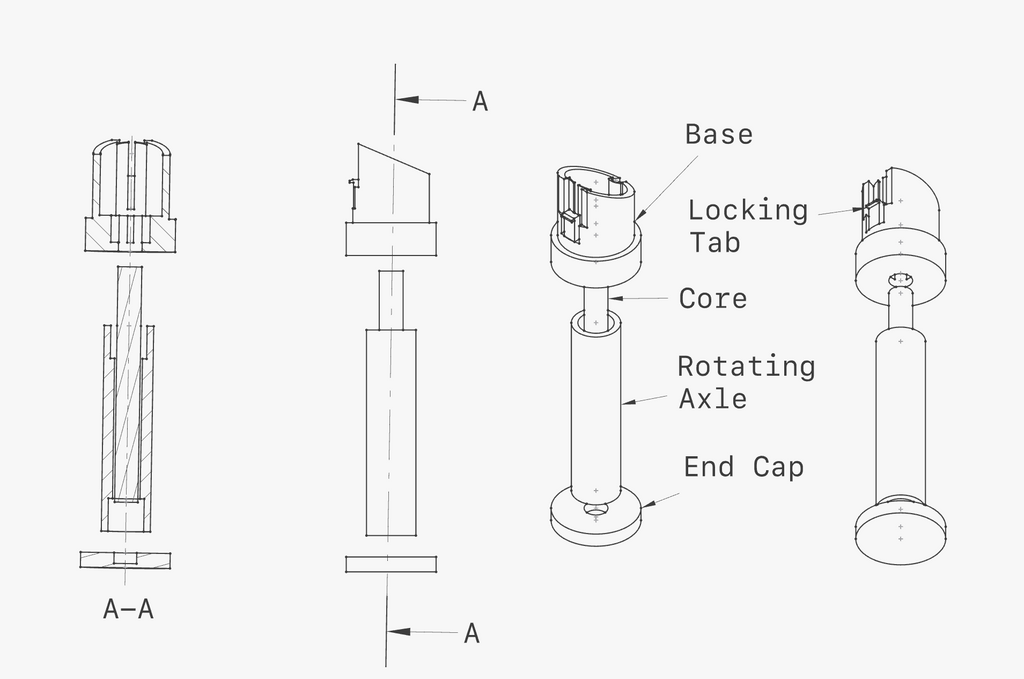 FRESH – Friction Reducing Spool Holder for Mini A1