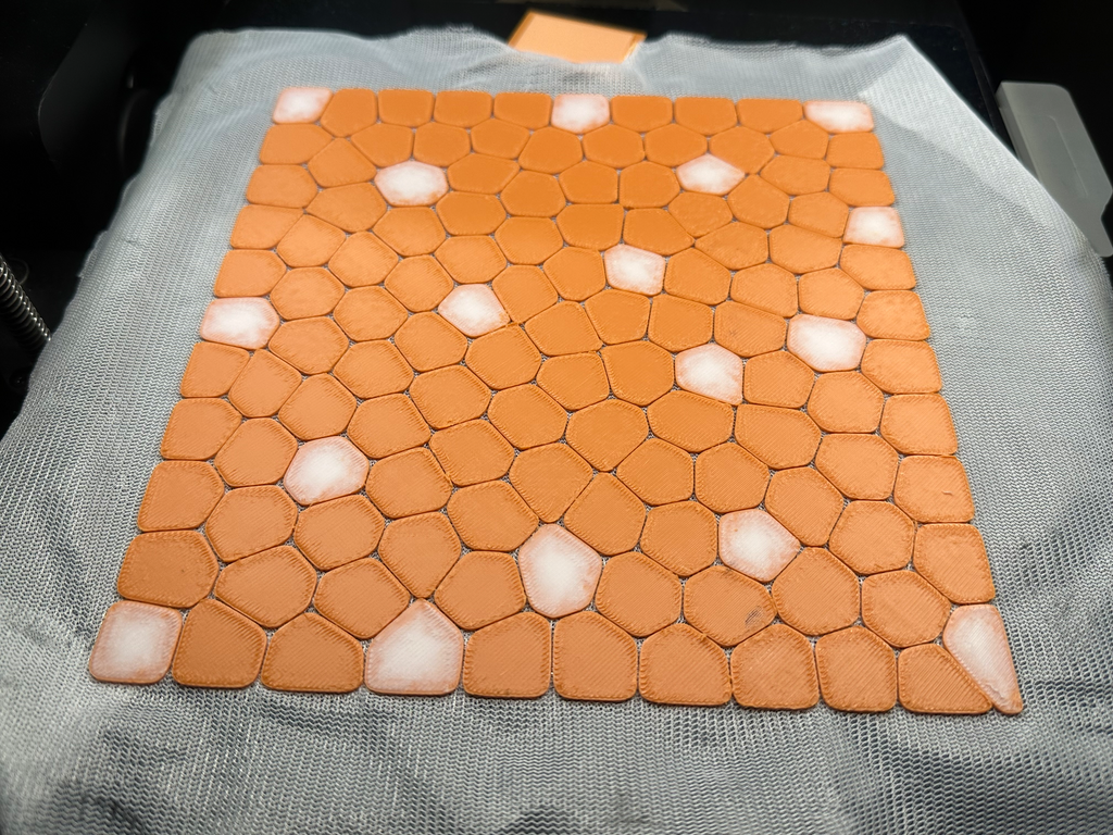 Revolutionizing Fabric Creation: 3D Printing Meets Laundry Nets for Stable and Flexible Masterpieces