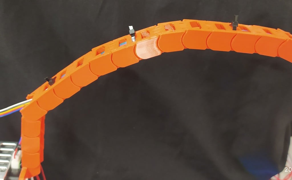 Cable chain minimalist, open, fast print
