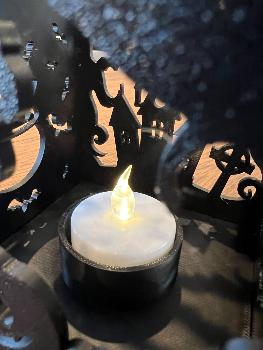 Spooky Halloween Tea Light Holder