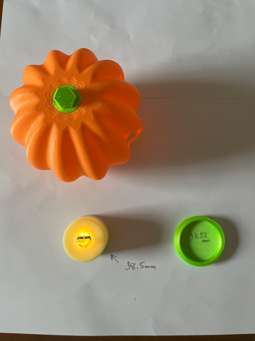 Halloween Tea Light Pumpkin