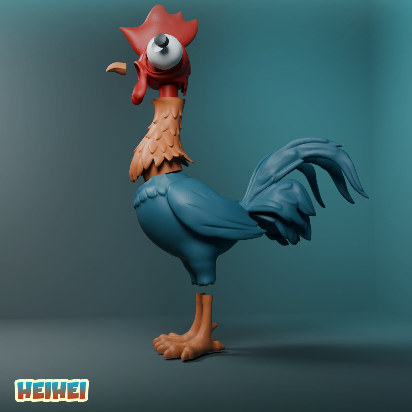 Heihei the chicken – Moana's rooster - Multicolor