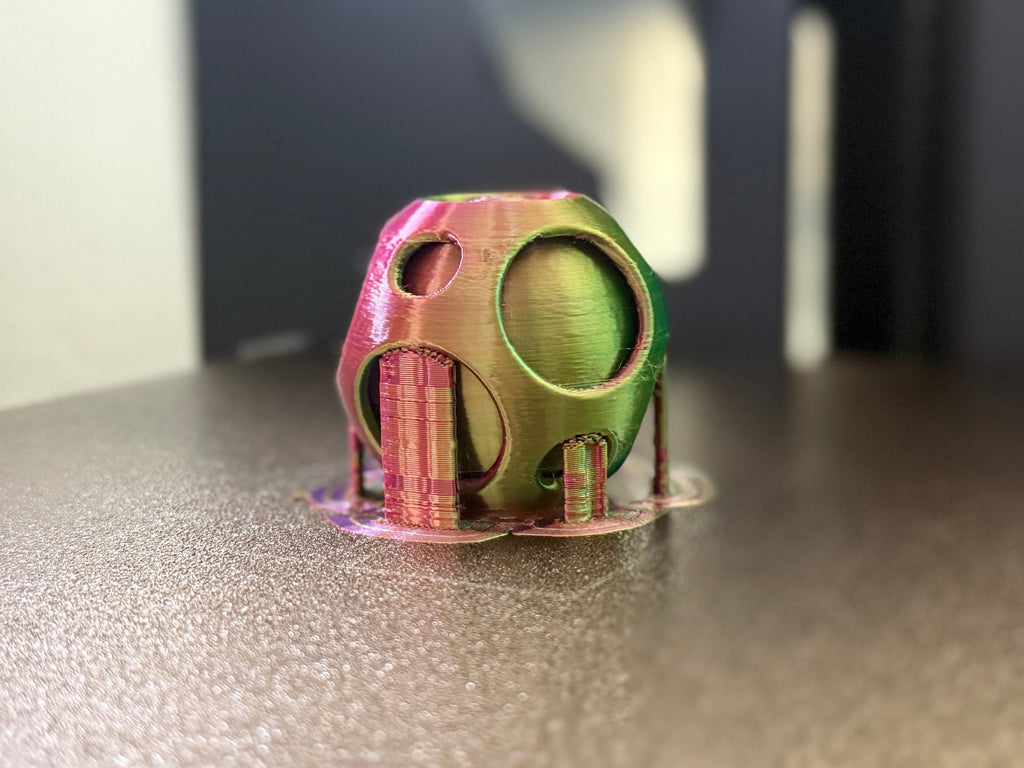 Spinning Sphere Inside Sphere Fidget Toy