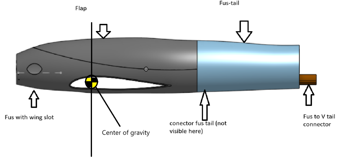 RC Airplane ( V tail lightning)