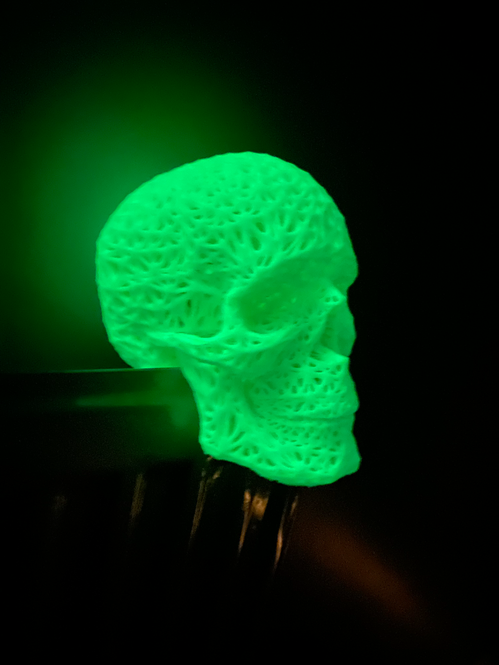 glow in the dark skull