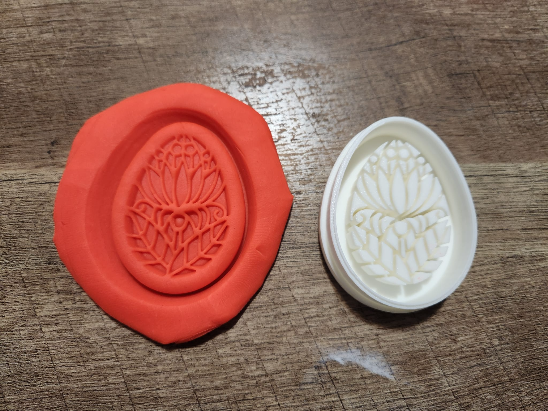 Easter egg cookie or Play-Doh cutter set of 6