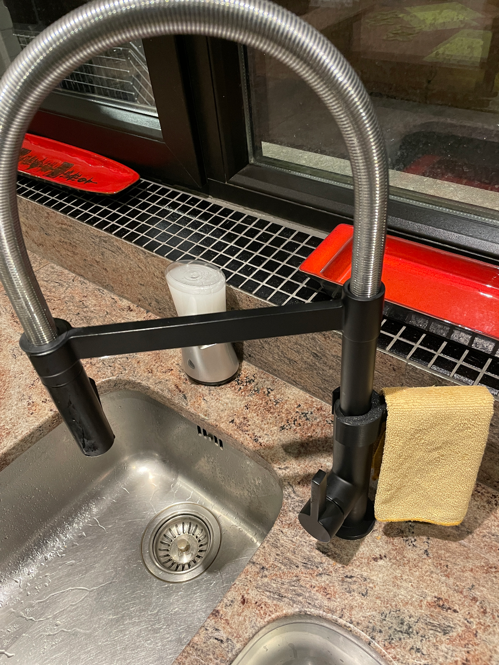 Dish cloth hanger for Schütte Miami and Stilo.