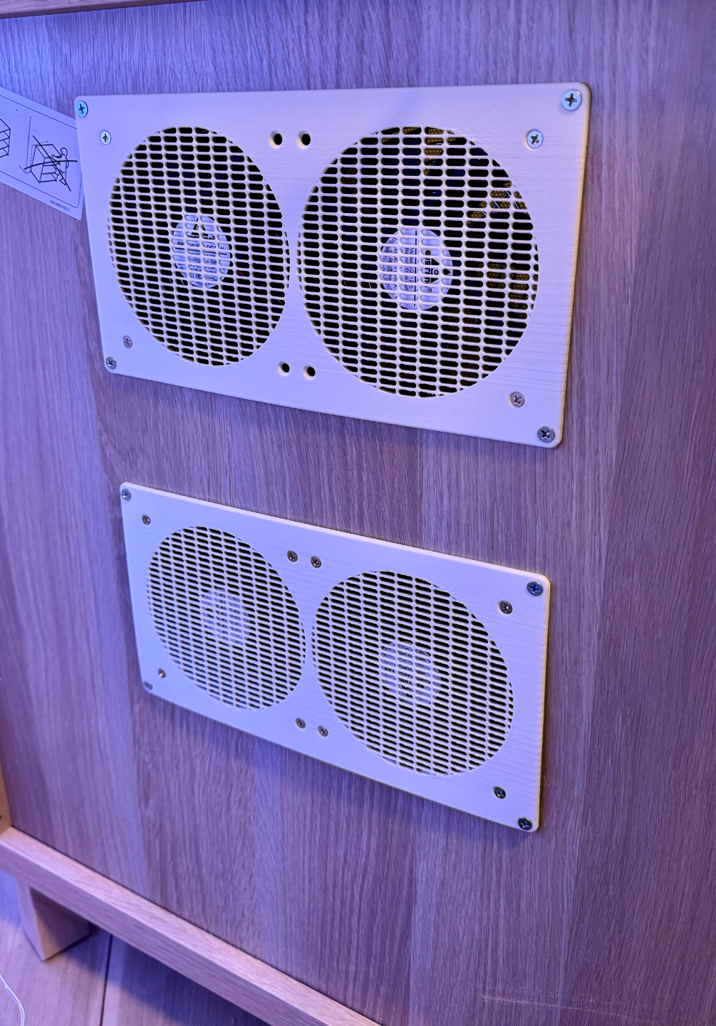 Dual 120mm ABS Fan Shroud
