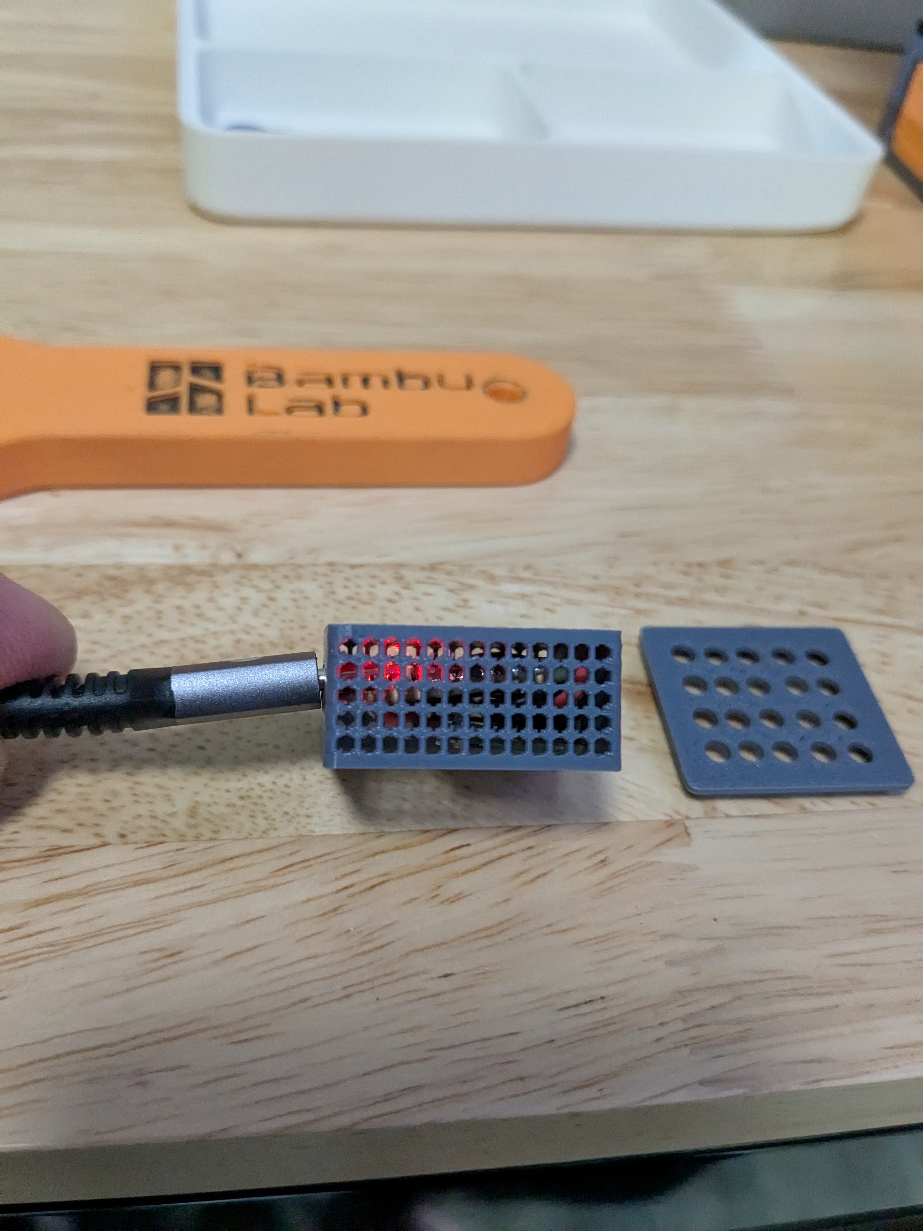 ESP32-C3 Super Mini LD2410C Case - Front Holes