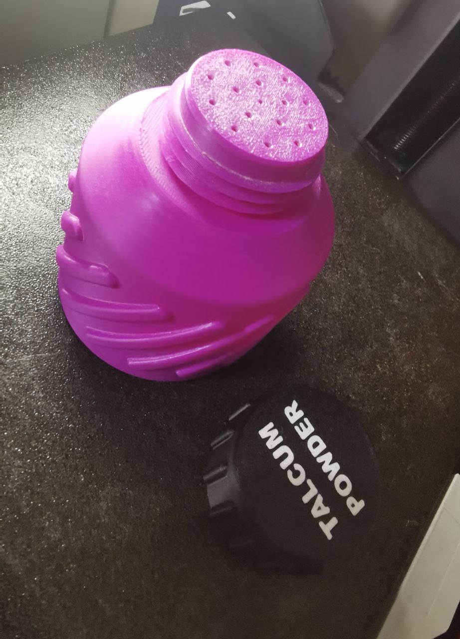 Container for Talc Powder