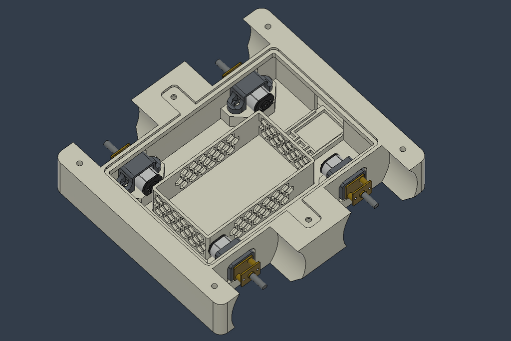 N20 Micro-Gear Robot Chassis 4WD