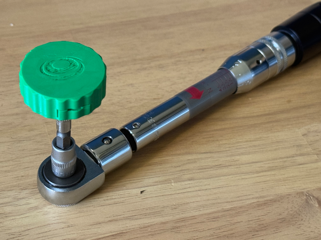 Ratcheting Torque Wrench for Nozzle by Bondtech