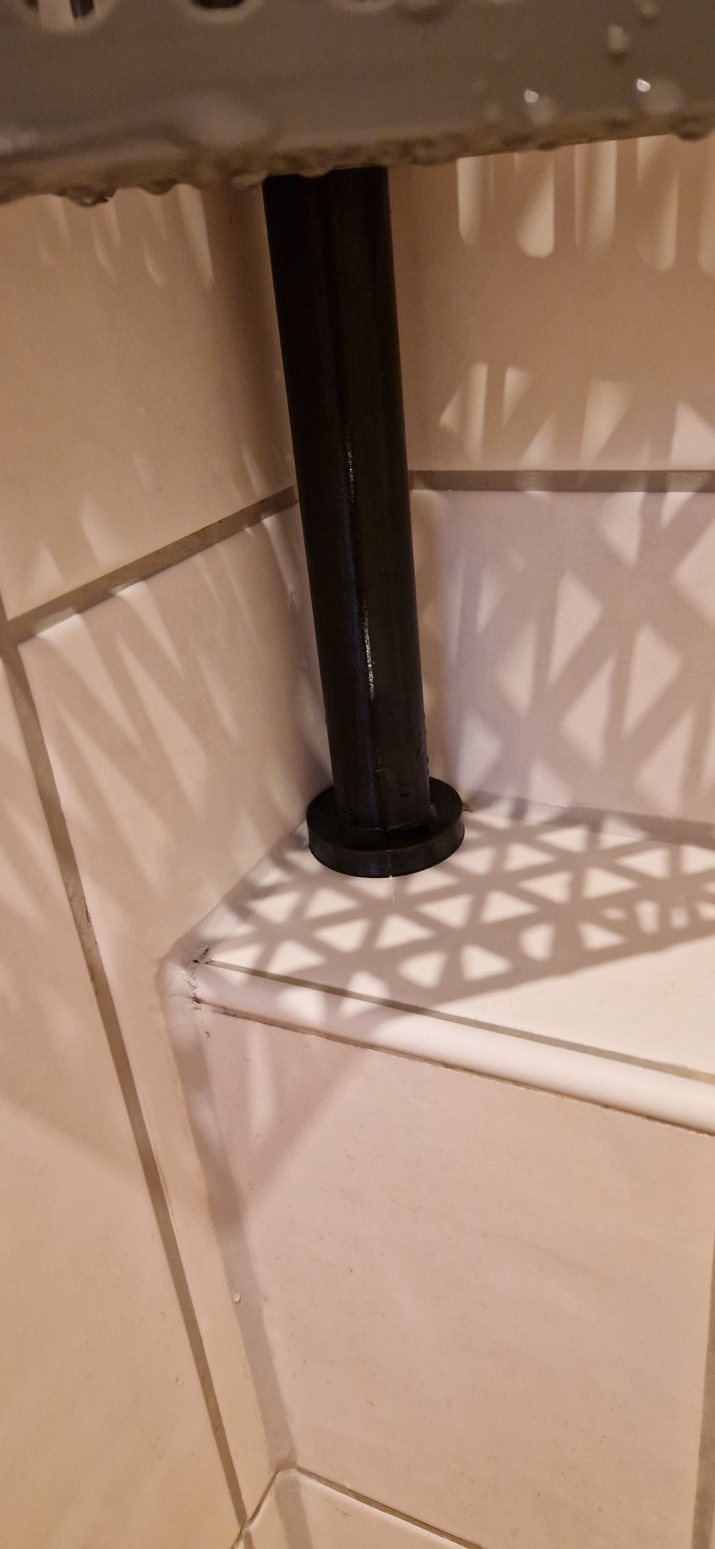Dusch Stangen Teleskop Korb