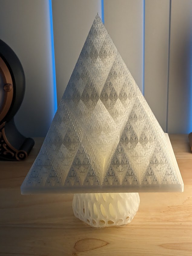 Decorative Lit Fractal Tree