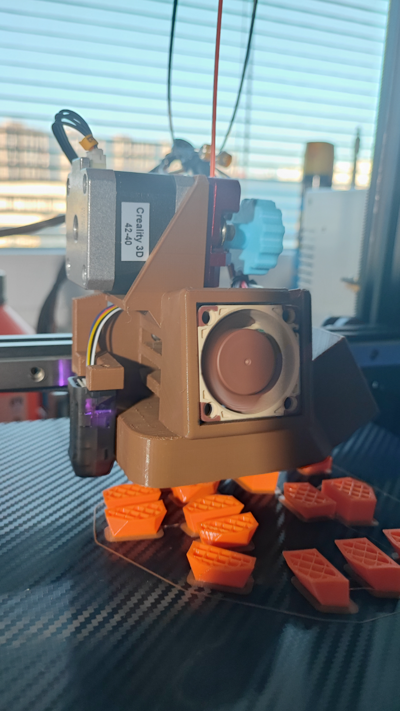 Direct drive mount with CR touch, noctua fans for Linear rail