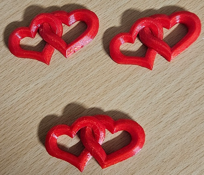 Entwined Heart Fridge Magnet