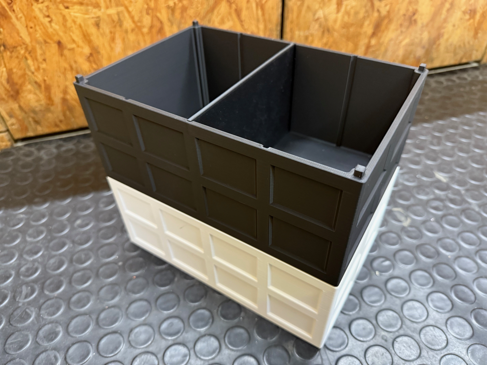 große stapelbare Box, Stapelkiste, Aufbewahrung