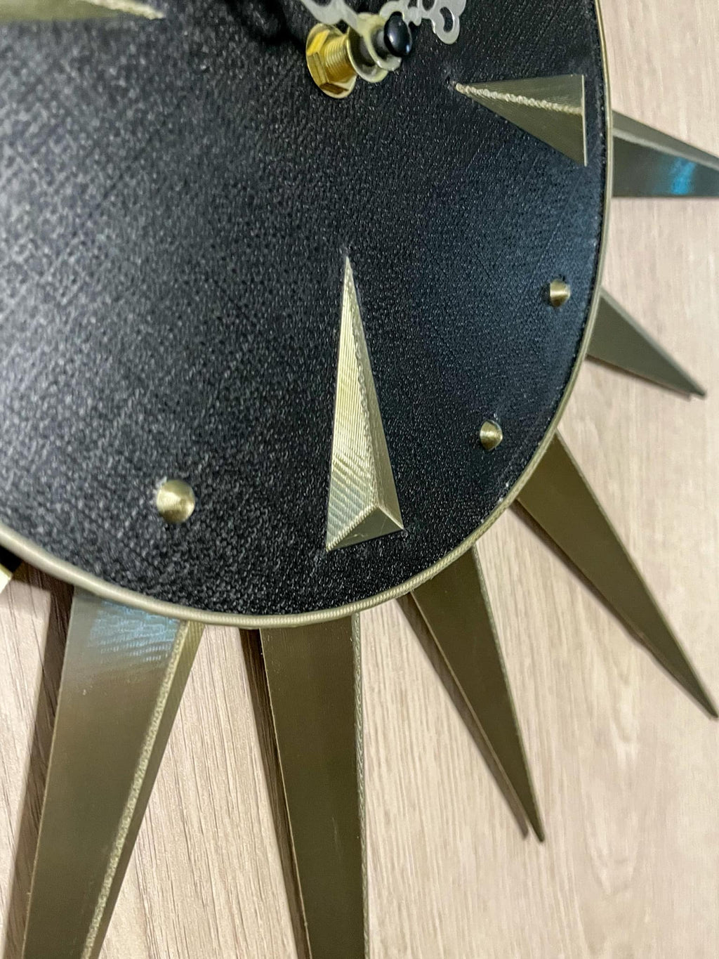 MCM Greenstamp Starburst Clock