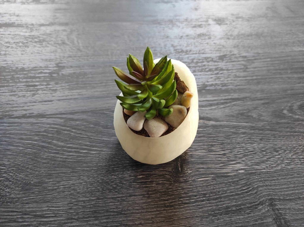Low Poly Skull Planter