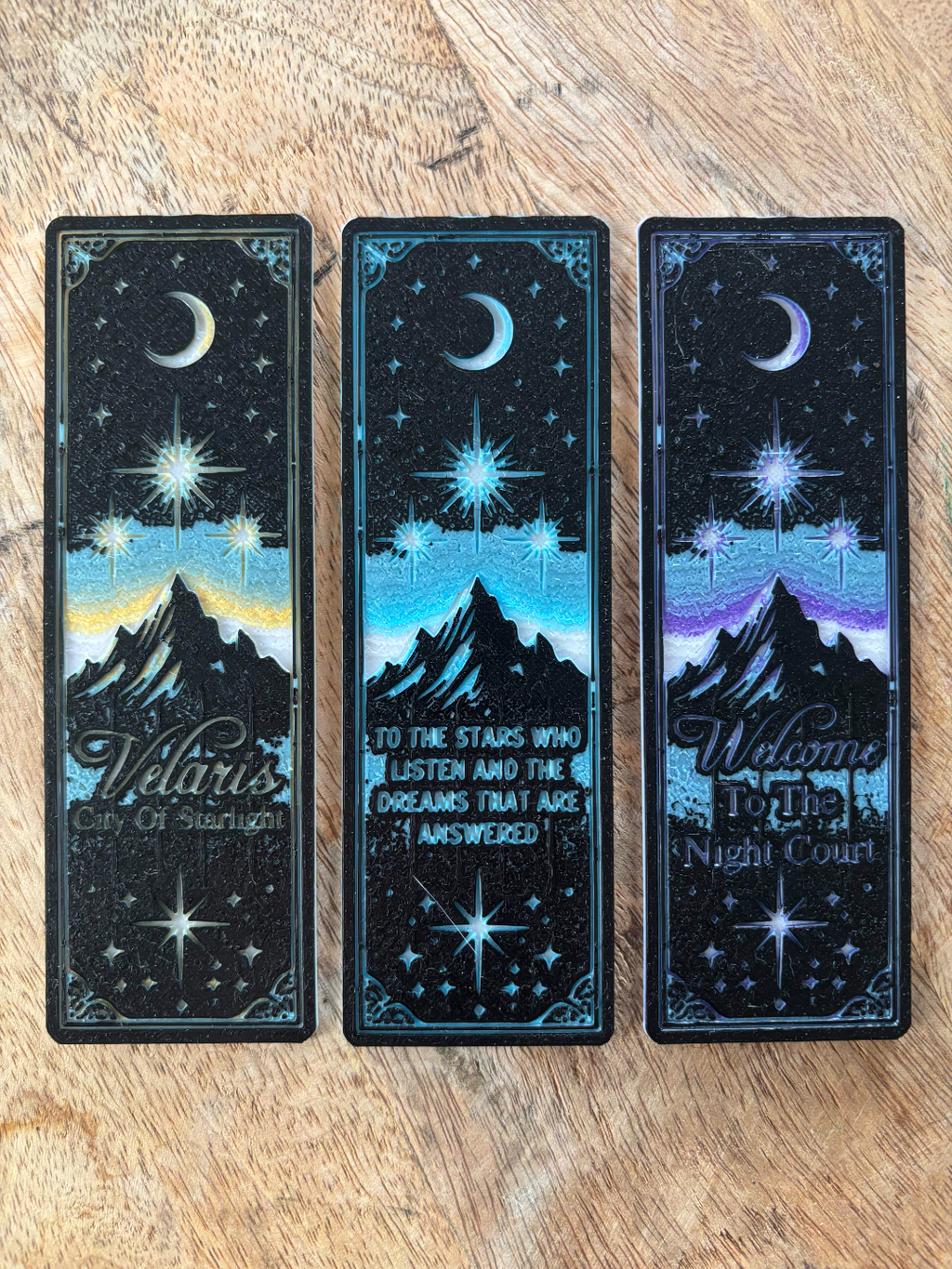 ACOTAR Night Court Bookmark Set (HueForge)