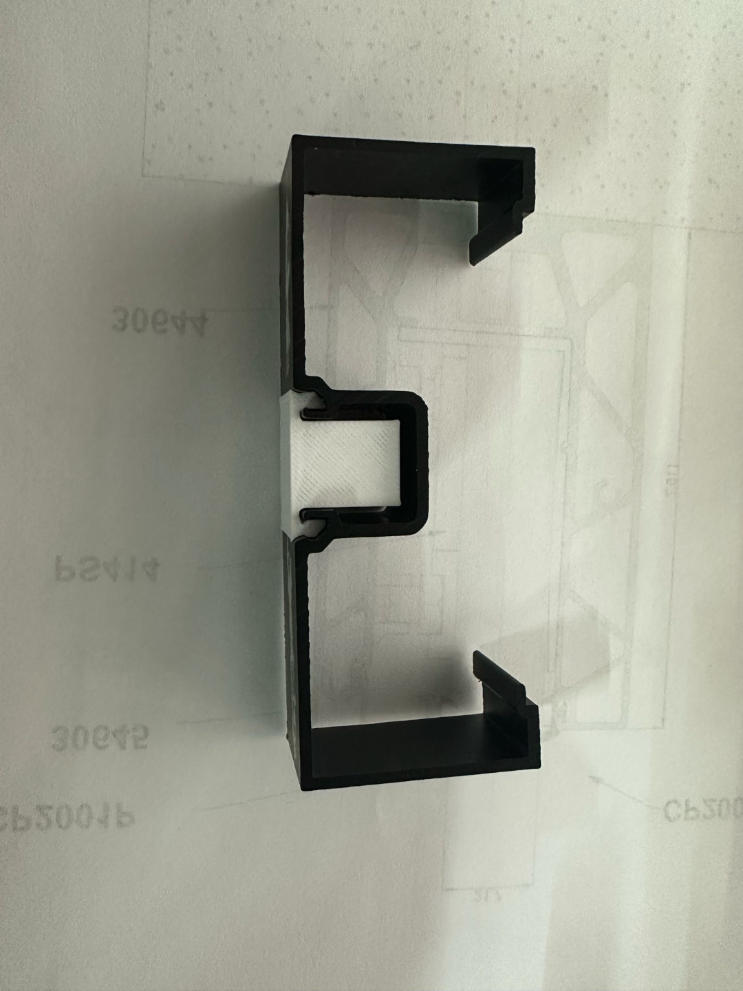6mm glass flush glaze system cover