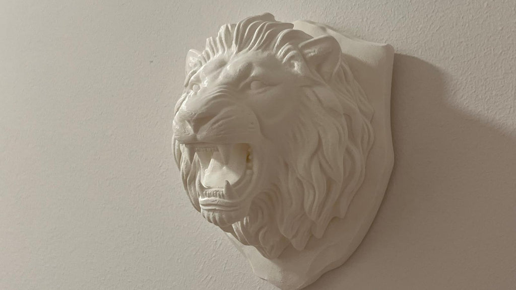 Lion Head Bust - Wall Mount