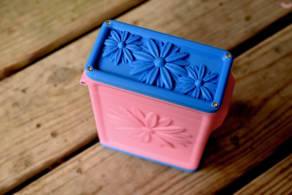 Floral Compartment Box