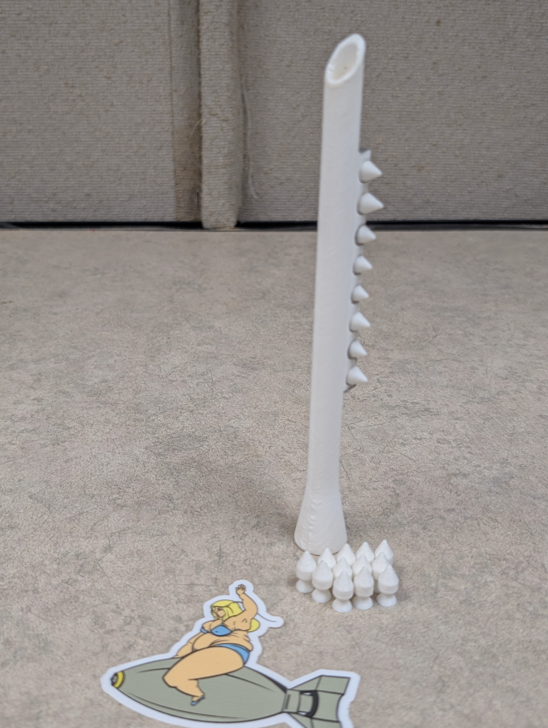 "Silent Sting"Toy Blowgun w/ Dart holder and darts