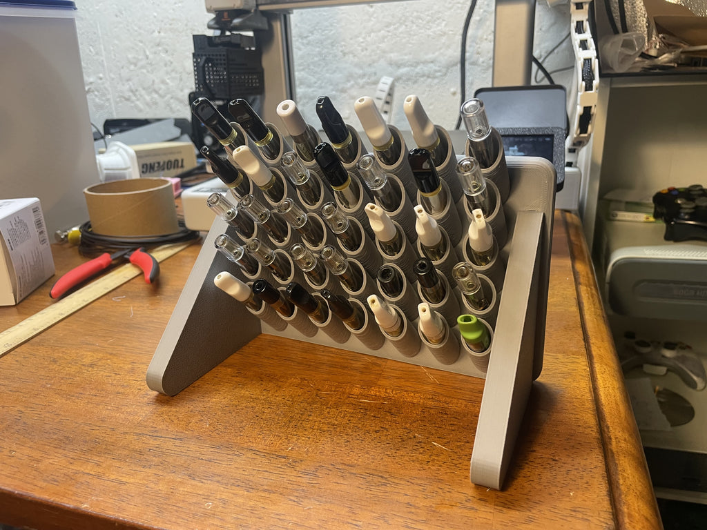 Vape Cart Display Stand Wall