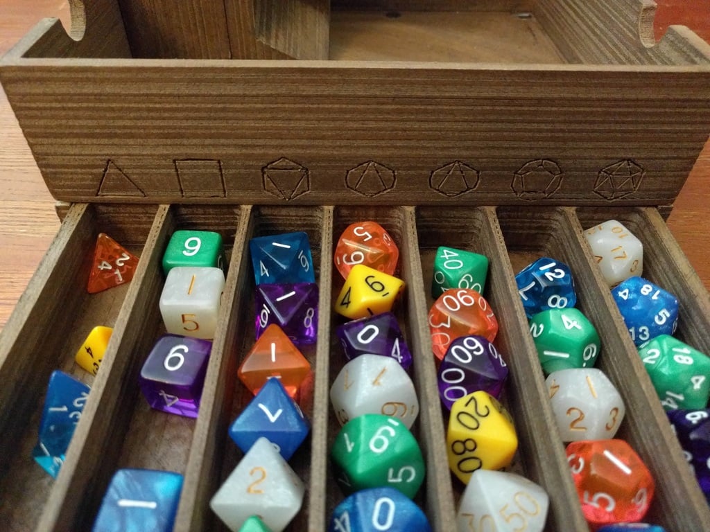 Magnetic Dice Box, Tray, and Tower