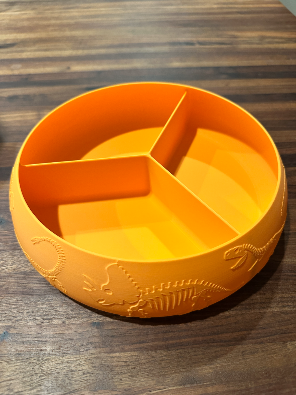 Dinosaur bone catch all snack bowl