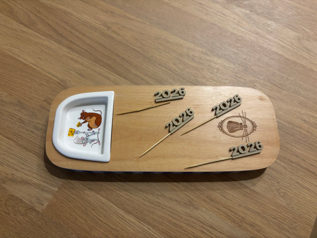 Food safe -2026 New Year Pick Skewer Topper Set