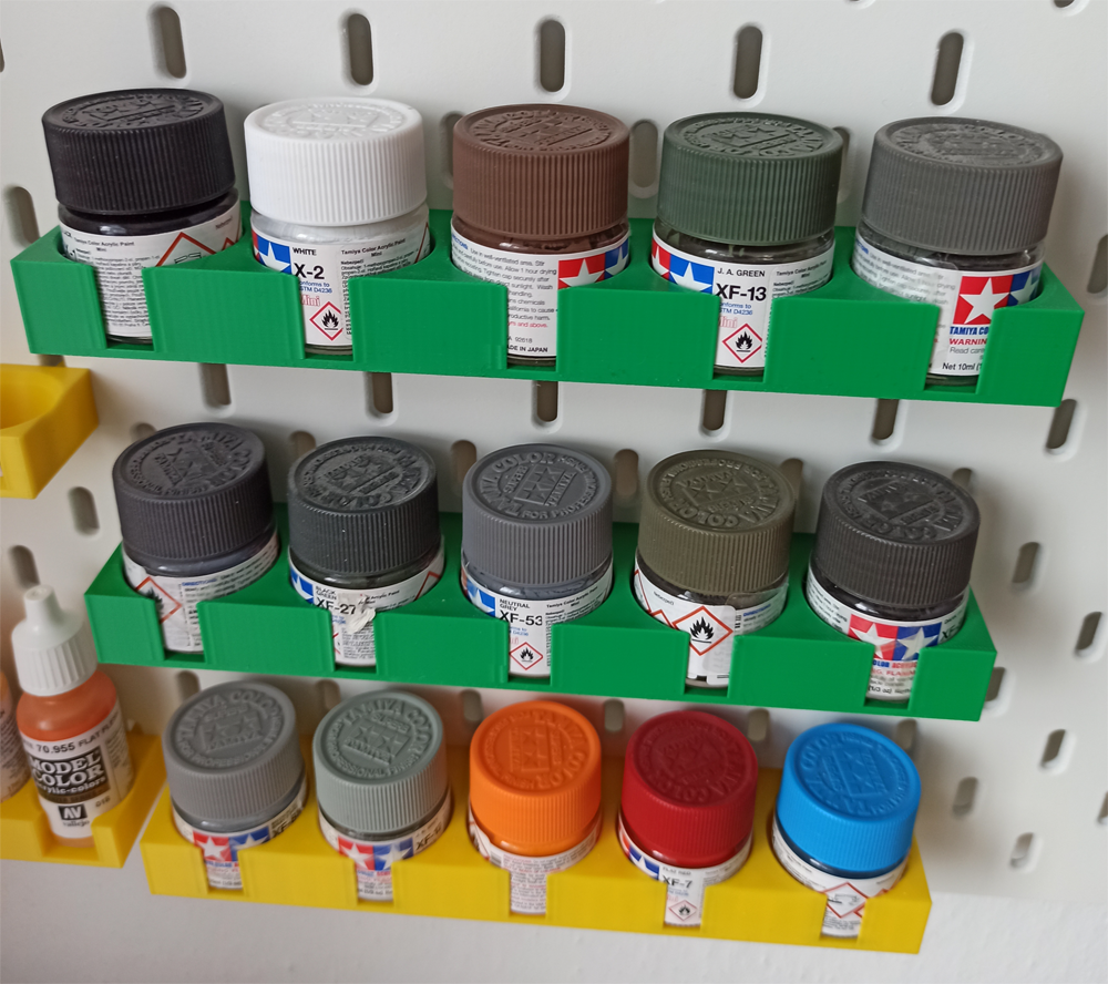 Tamiya Paints Holder for IKEA Skadis