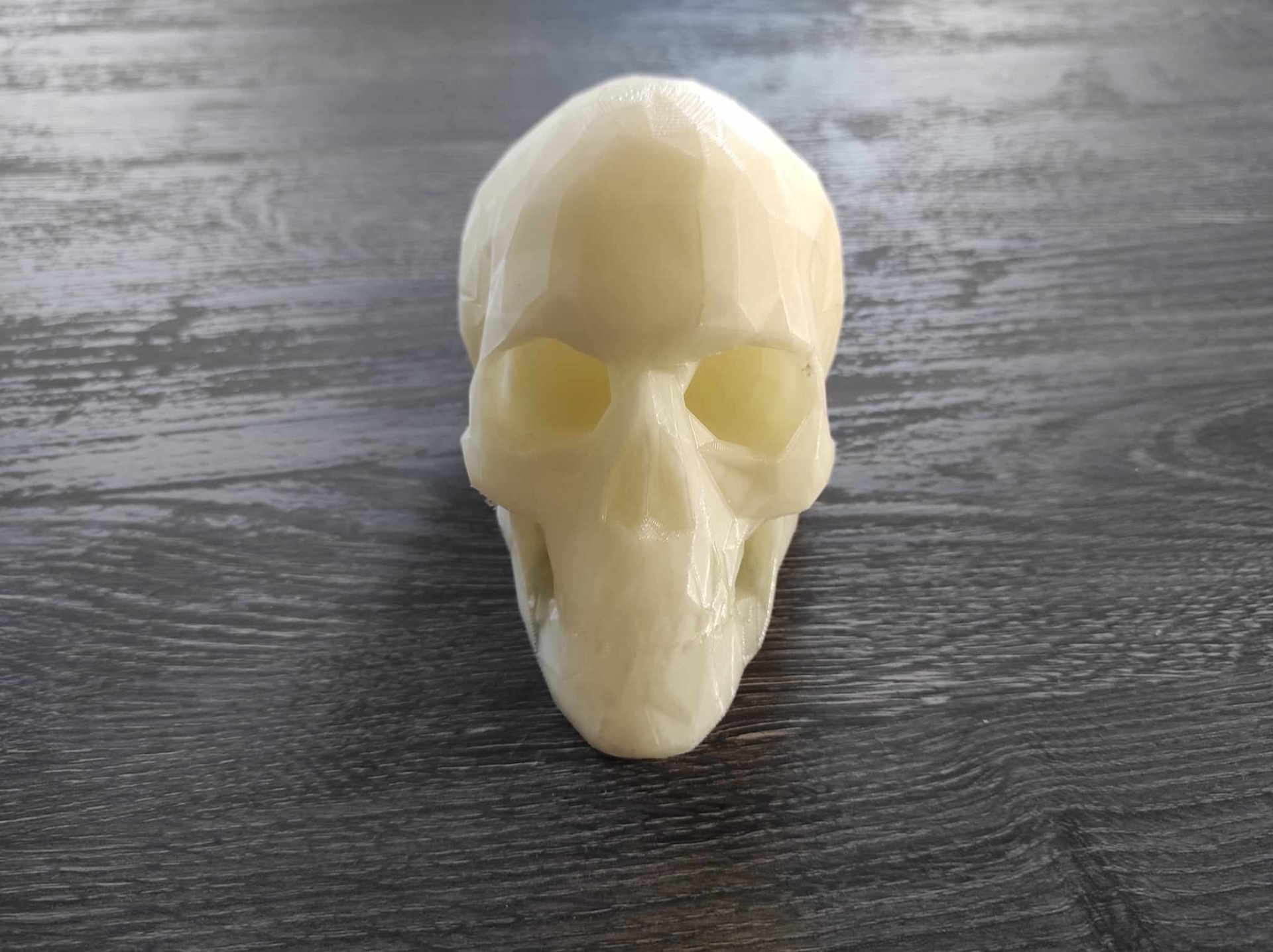 LowPoly Skull from 3D scan