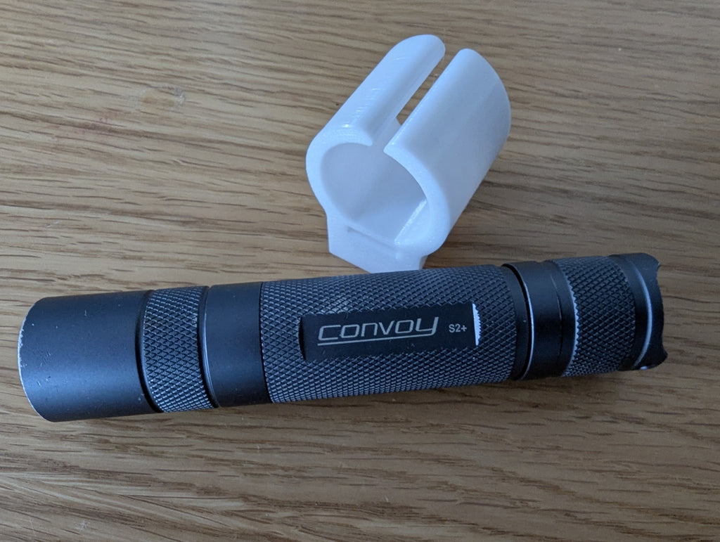 bicycle flashlight holder (Convoy S2+)