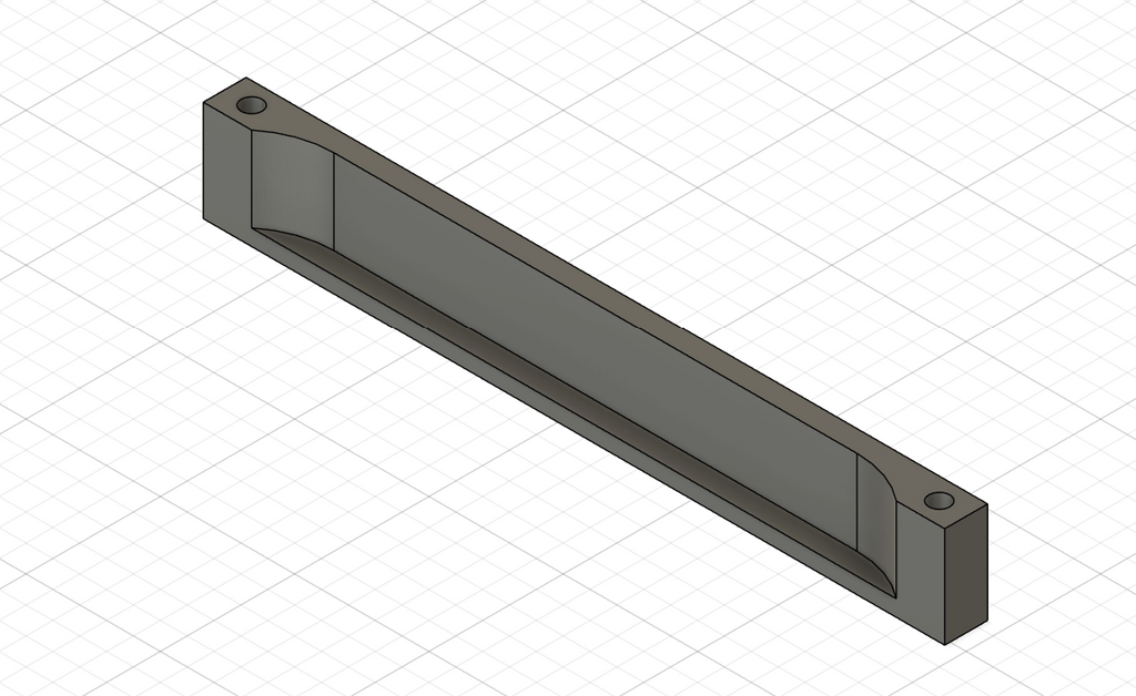 Simple Handle - 128mm wide, 5" apart holes