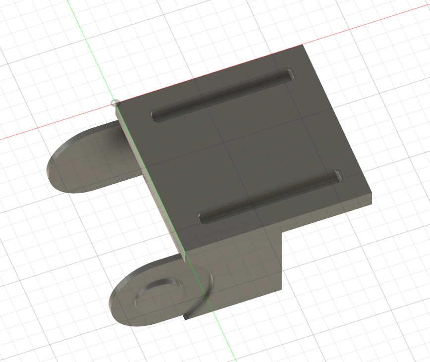 Skadis mount for cable chain