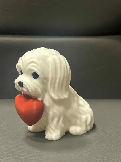 Maltese Holding Heart (Free Commercial Use)