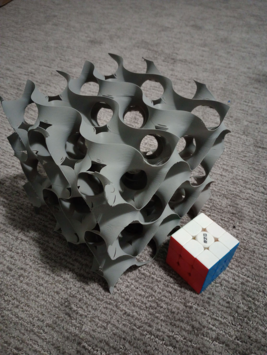 Gyroid Infill Cubes