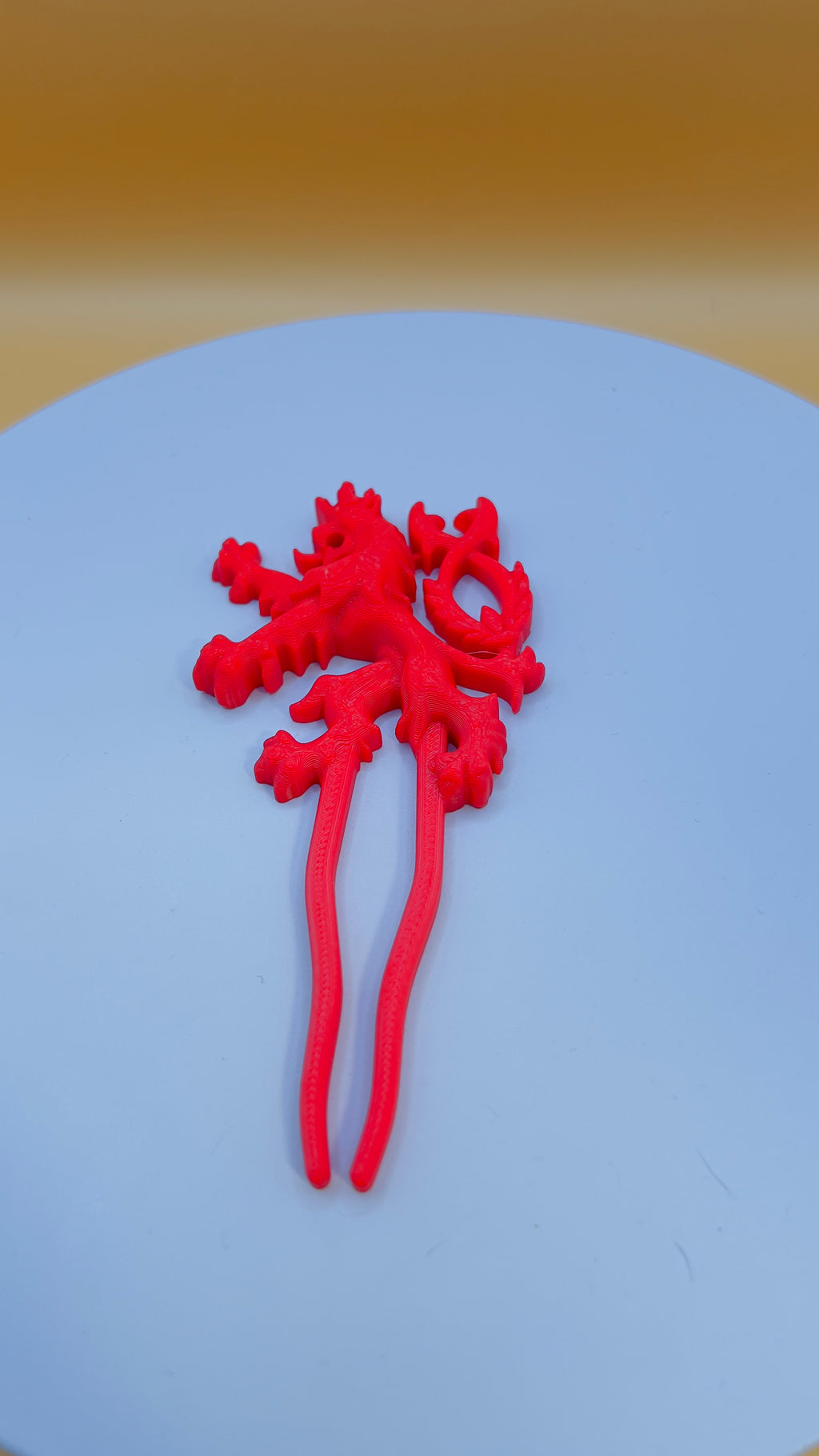 Czech Lion Hairpin (3 leg lengths)