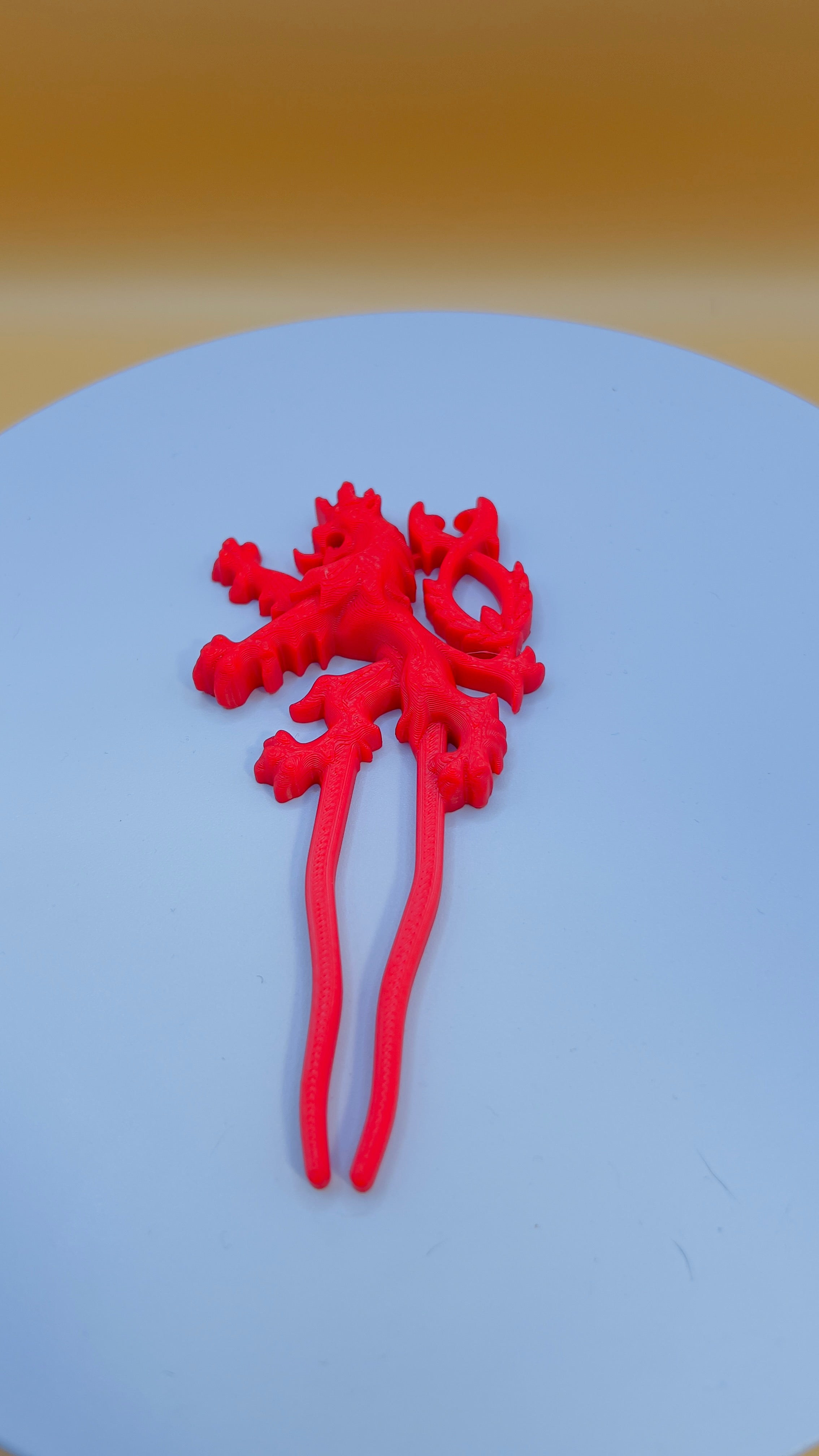 Czech Lion Hairpin (3 leg lengths)