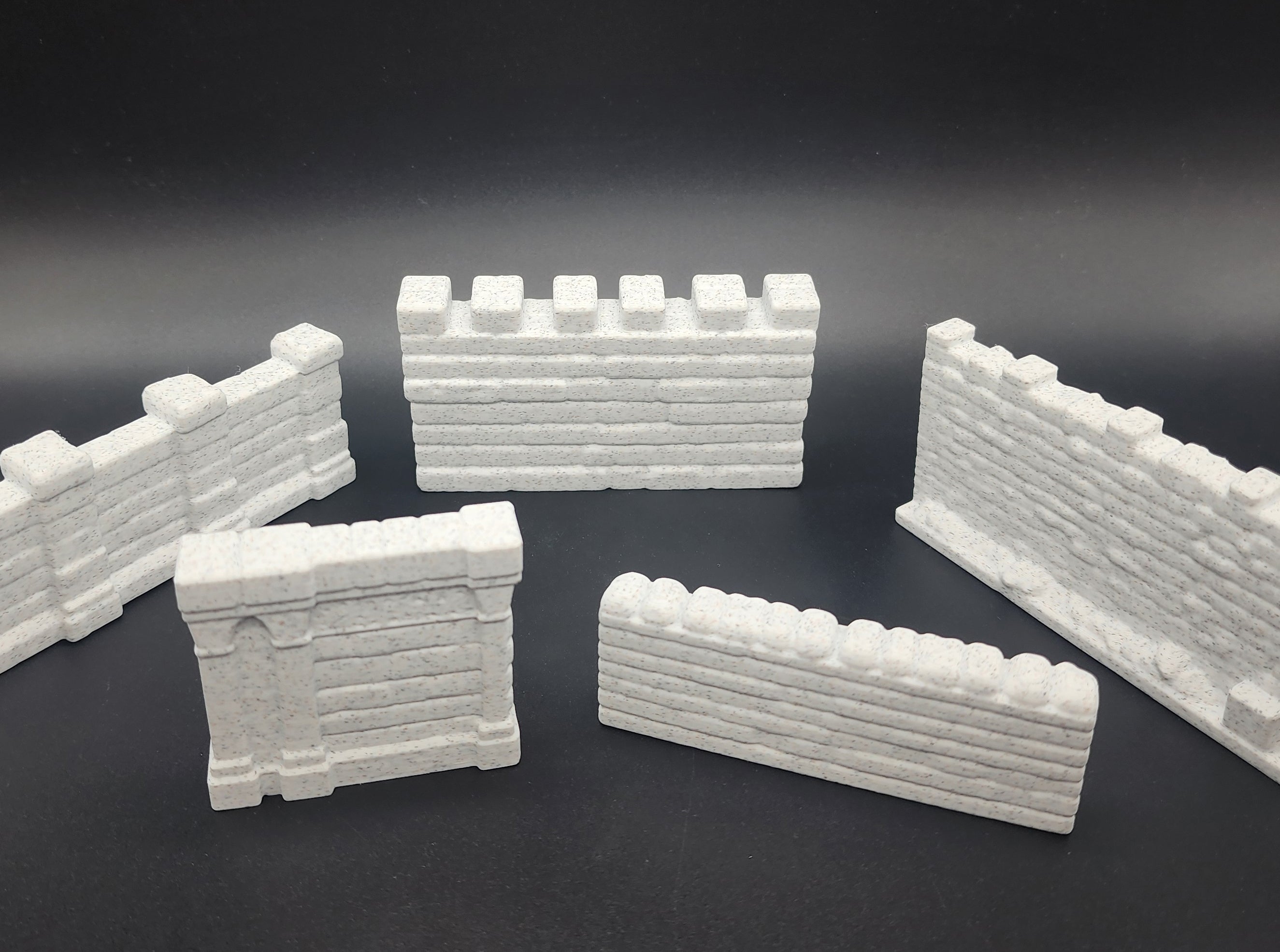 5 Stone Wall Miniatures