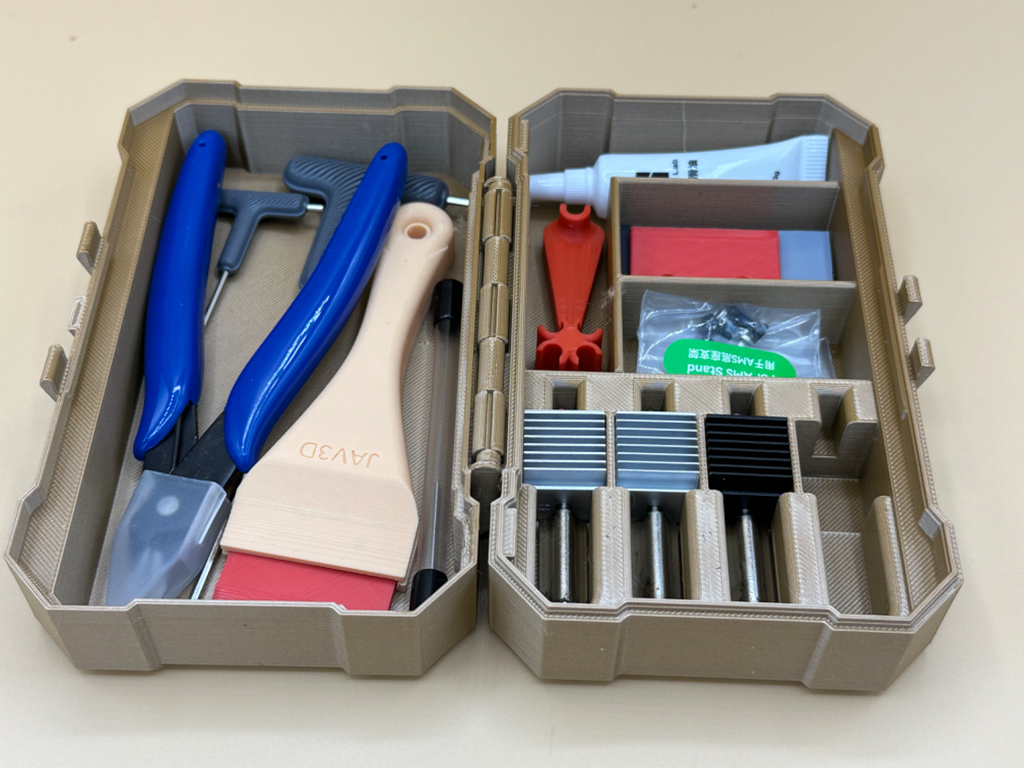 "Print-in-Place" Tool-Accessory Box for A1/2 Serie