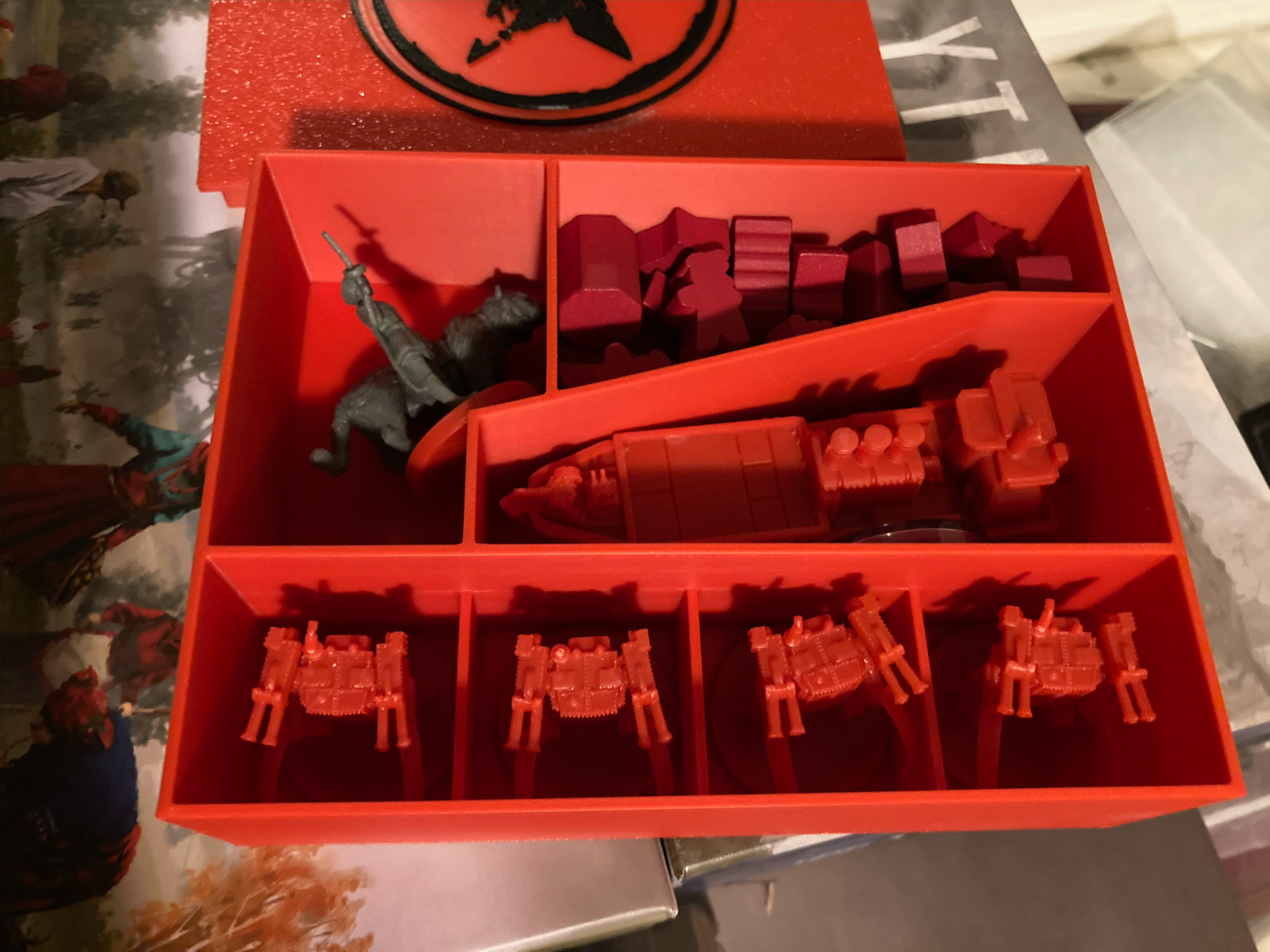 Faction Lids for Scythe Insert Boxes